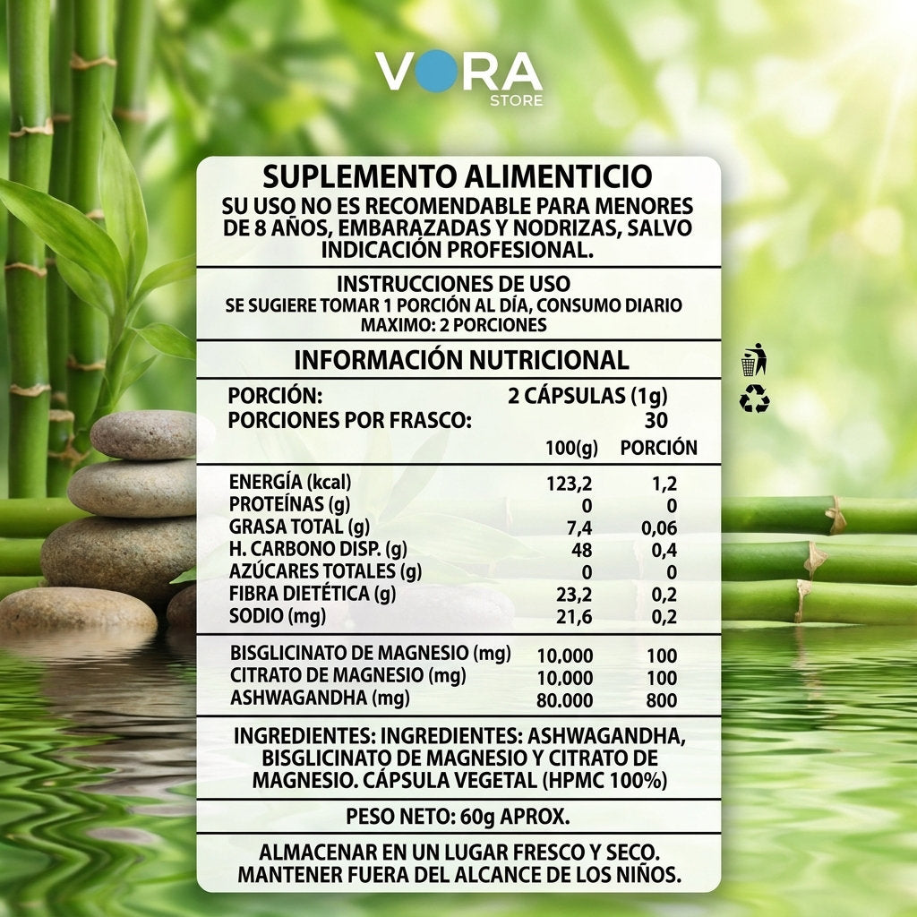 Ashwagandha Cápsulas 1000mg