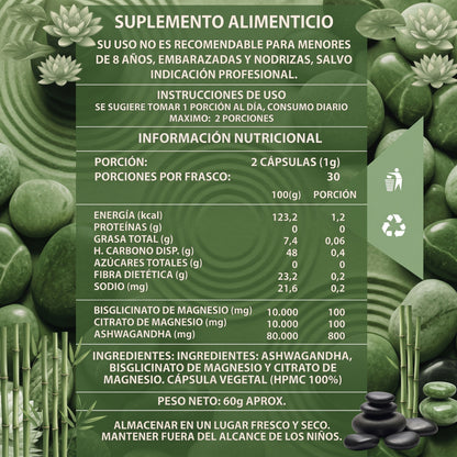 Ashwagandha Cápsulas 1000mg