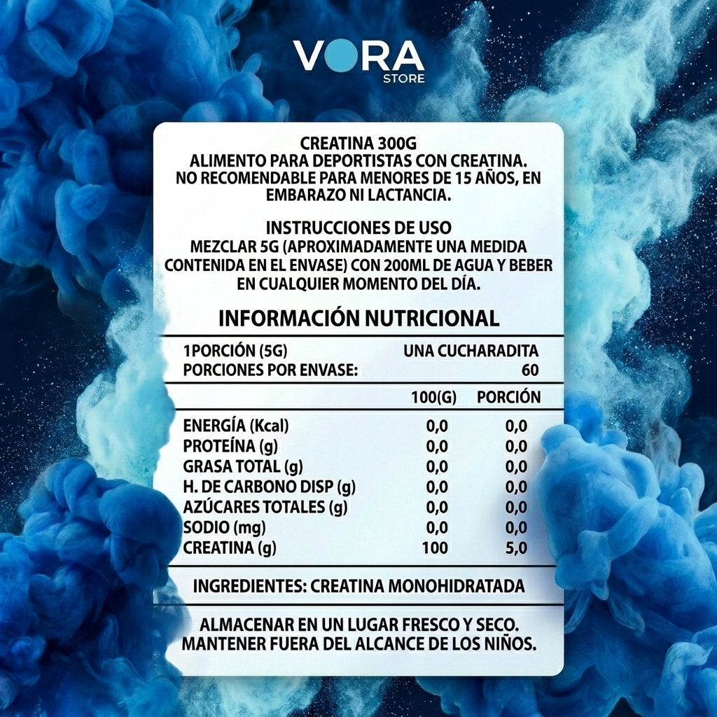 Creatina Pro Monohidratada Micronizada 300g