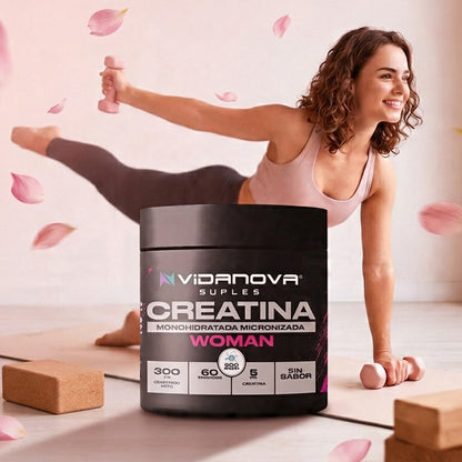 Creatina WOMAN Monohidratada Micronizada 300g