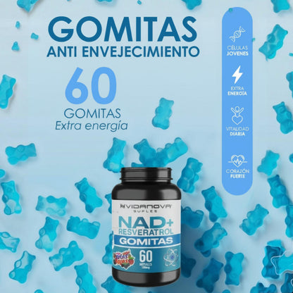 NAD+ Resveratrol Gomitas