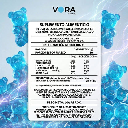 NAD+ Resveratrol Gomitas