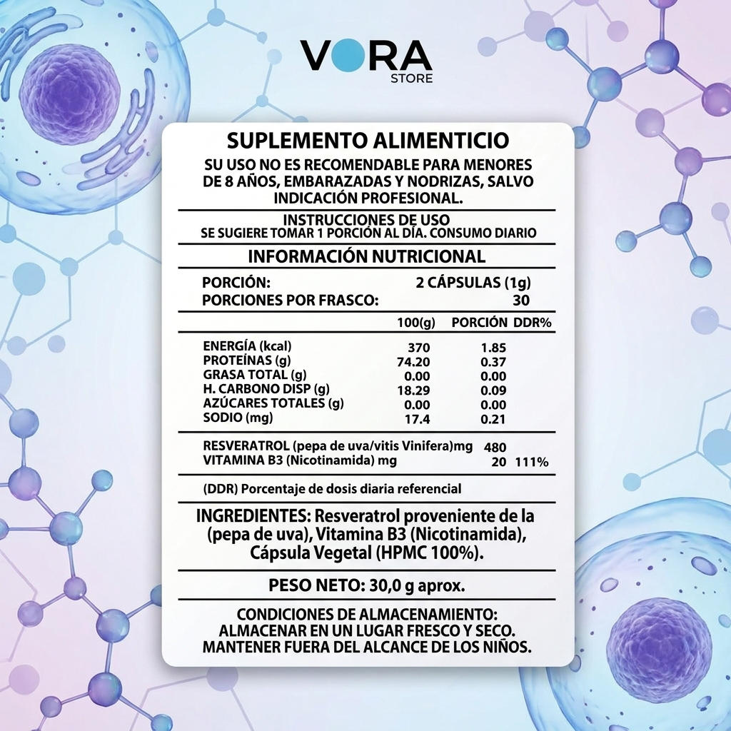 NAD+ Resveratrol 1000mg